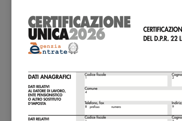 Certificazione Unica 2026: entro il 16 marzo deve arrivare a tutti